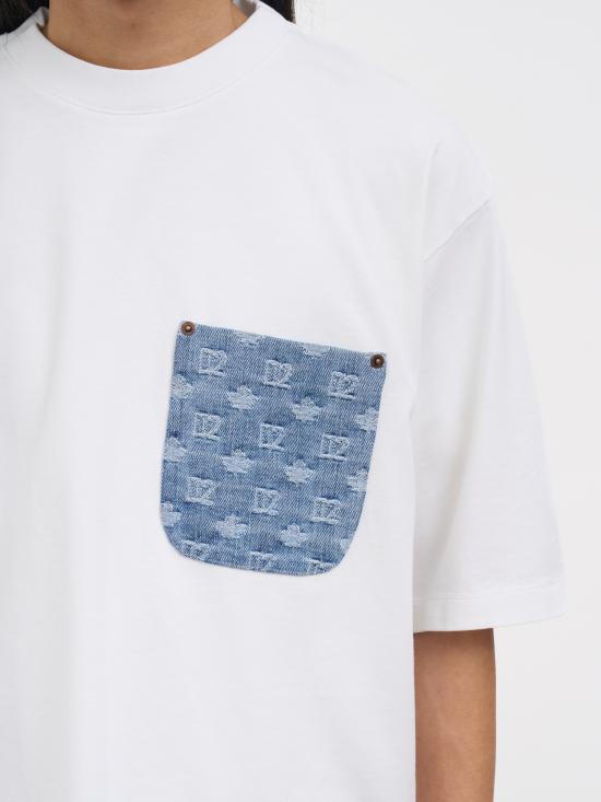 26SS 디스퀘어드2 반팔 티셔츠 NS74GD1554D20106100 WHITE - DSQUARED2