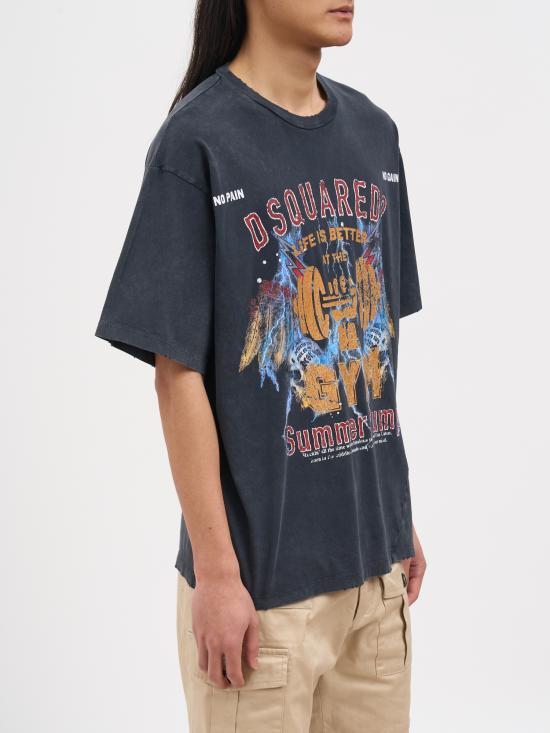 26SS 디스퀘어드2 반팔 티셔츠 NS74GD1539D20108814 GREY - DSQUARED2