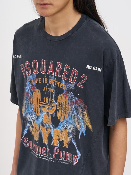 26SS 디스퀘어드2 반팔 티셔츠 NS74GD1539D20108814 GREY - DSQUARED2