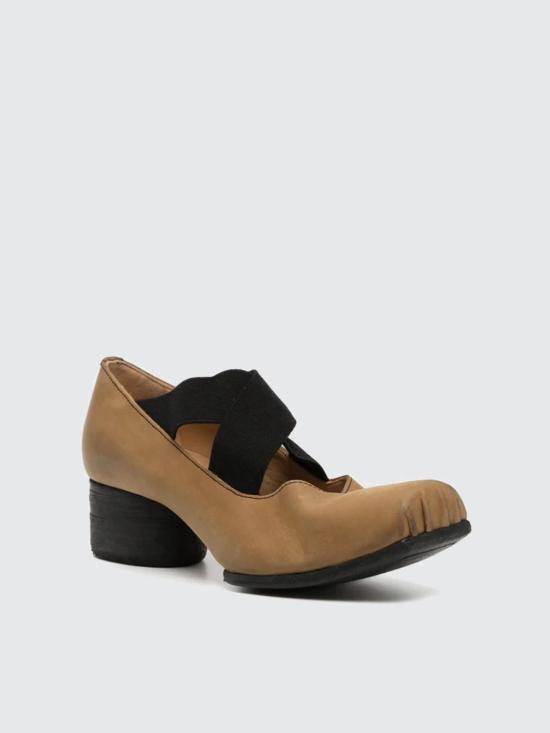  우마 왕 힐/펌프스 NUS9101UW249 BROWN - UMA WANG