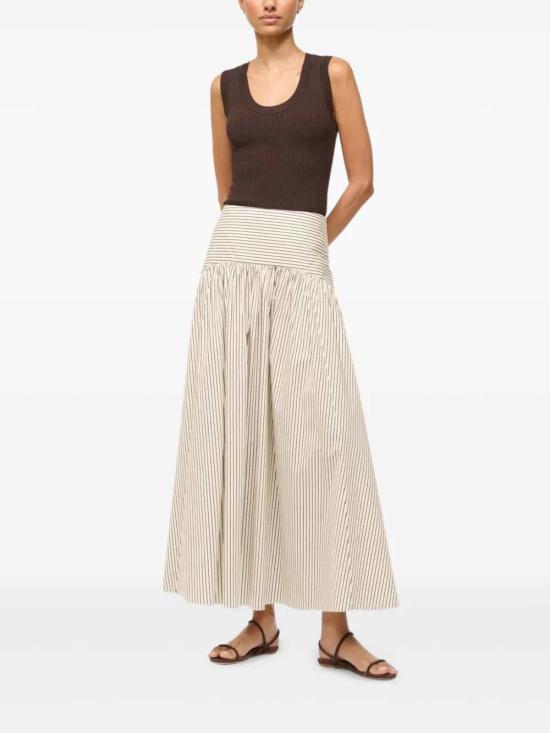 26SS 스타우드 스커트 R25S6132YP IVO DARK OAK MICR ST IDMS - STAUD