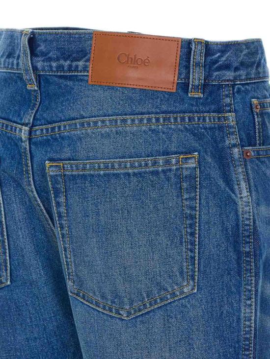 26SS 끌로에 스트레이트 팬츠 26SDS032574A1 Blue - CHLOE