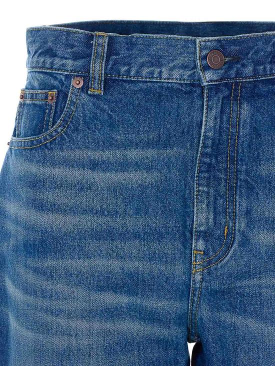 26SS 끌로에 스트레이트 팬츠 26SDS032574A1 Blue - CHLOE