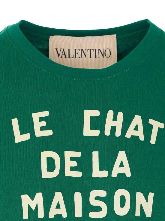 26SS 발렌티노 가라바니 반팔 티셔츠 MG16PB32C9C Green - VALENTINO GARAVANI