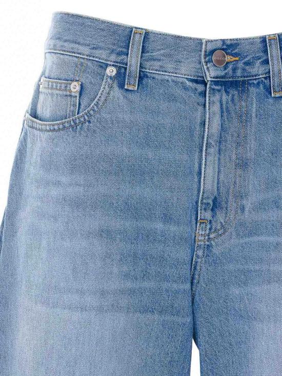 26SS 구찌 코튼 데님 팬츠 857909XDDD24009 Blue - GUCCI