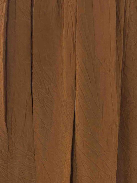 26SS 우마 왕 미디 스커트 UP2002UW240 Brown - UMA WANG