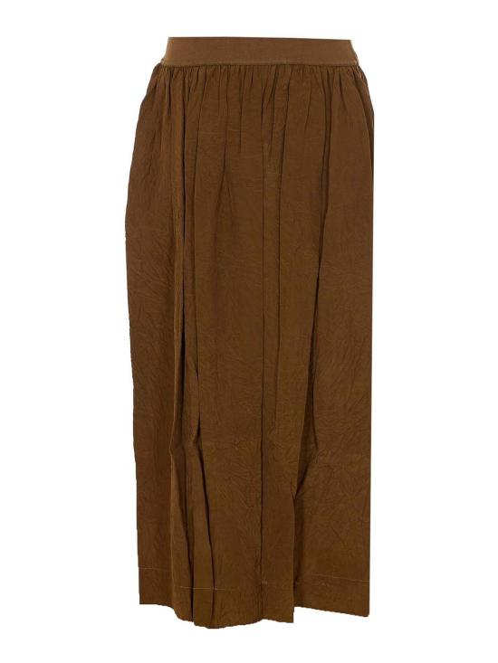 26SS 우마 왕 미디 스커트 UP2002UW240 Brown - UMA WANG