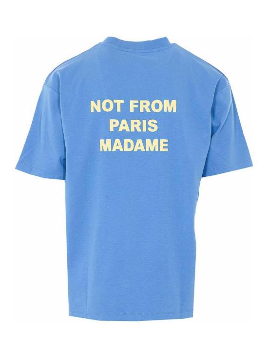26SS 드롤드무슈 반팔 티셔츠 TS203CO002ATBL Blue - DROLE DE MONSIEUR
