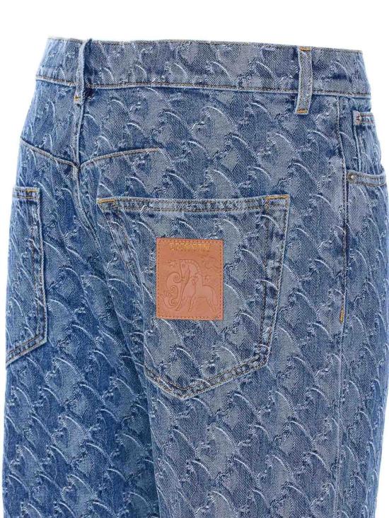 26SS 랑방 스트레이트 팬츠 TR0319D10320 Blue - LANVIN