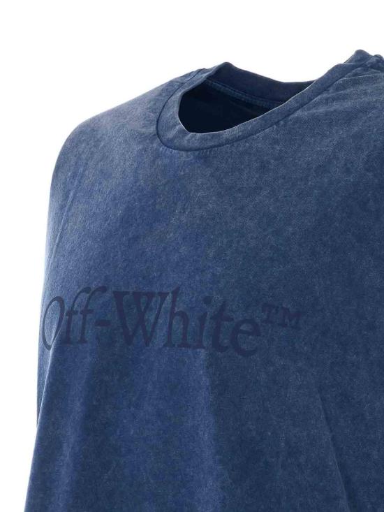 26SS 오프화이트 민소매 티셔츠 OMAC02FS26JER0014001 Blue - OFF WHITE