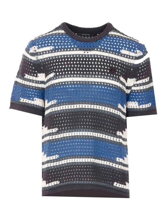 26SS 데일리 페이퍼 반팔 티셔츠 2610006WOODLANDGREY Blue