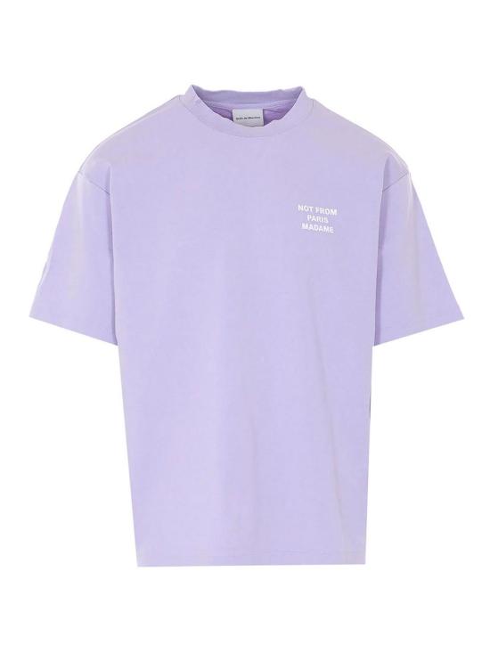 26SS 드롤드무슈 반팔 티셔츠 TS203CO002LAV Purple