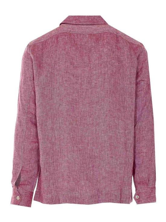 26SS 브루넬로 쿠치넬리 이지 핏 리넨 셔츠 MM6840618C151 Red - BRUNELLO CUCINELLI