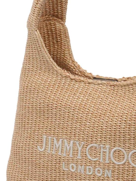26SS 지미추 토트백 BEACHDMNDHOBOMJYNNATURALLATTE Beige - JIMMY CHOO
