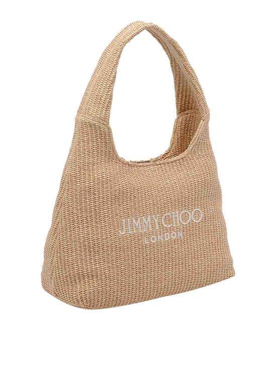 26SS 지미추 토트백 BEACHDMNDHOBOMJYNNATURALLATTE Beige - JIMMY CHOO