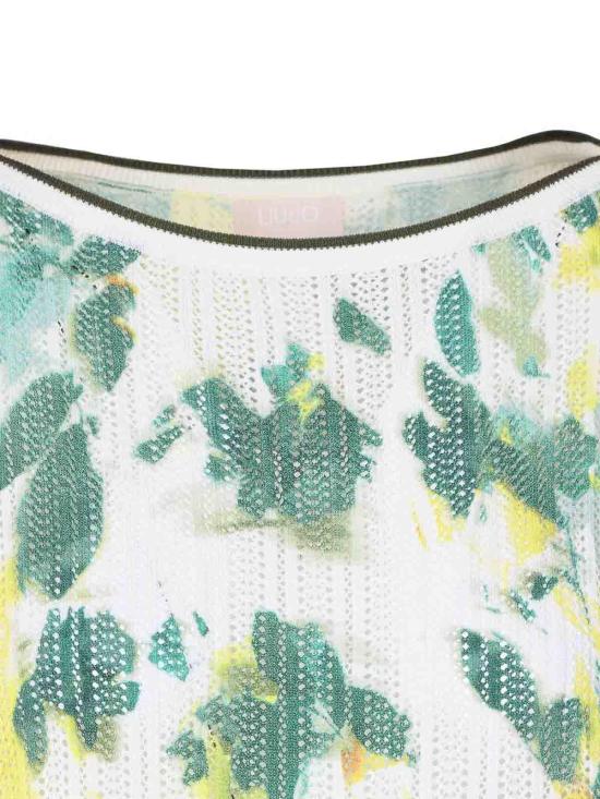 26SS 리우조 반팔 티셔츠 TA6220MA64RL9046 Green - LIU JO