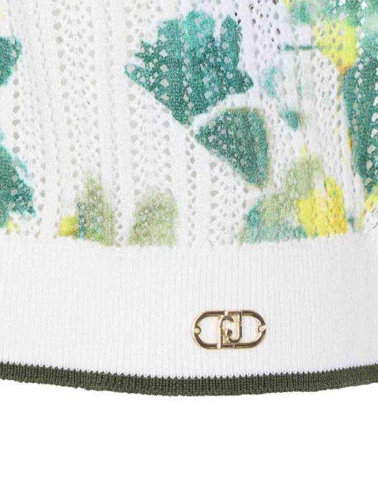 26SS 리우조 반팔 티셔츠 TA6220MA64RL9046 Green - LIU JO