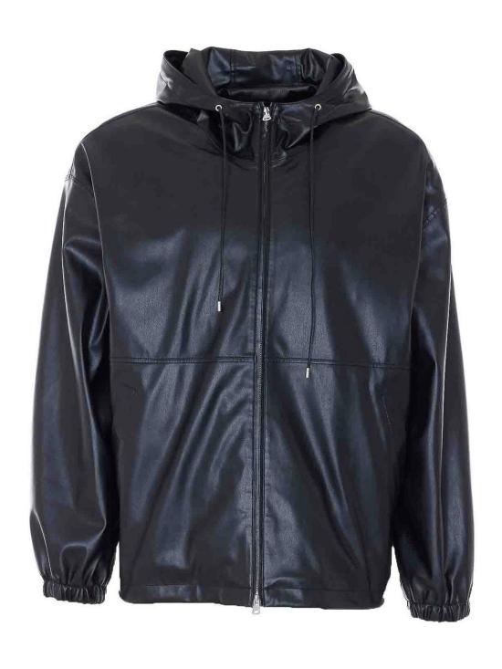 26SS 던스트 가죽 자켓 UDJU6A101BKBLACK Black