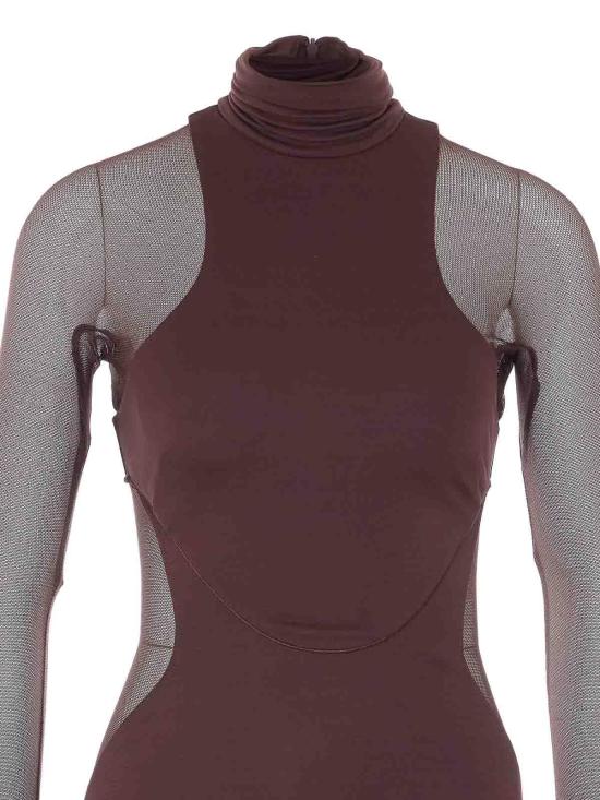 26SS 엘리자베타프랜치 원피스 ABR2263E2644 Brown - ELISABETTA FRANCHI