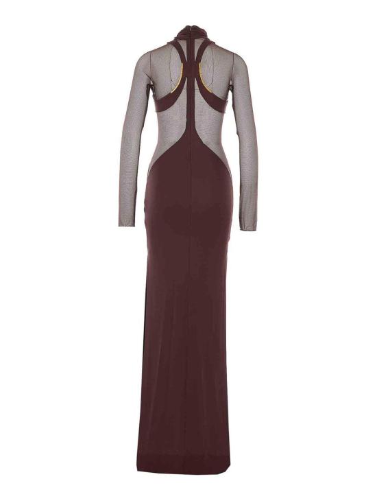 26SS 엘리자베타프랜치 원피스 ABR2263E2644 Brown - ELISABETTA FRANCHI