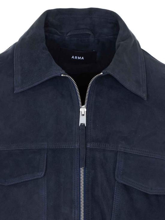 26SS 아르마 가죽 자켓 002G26101505ROYAL Blue - ARMA