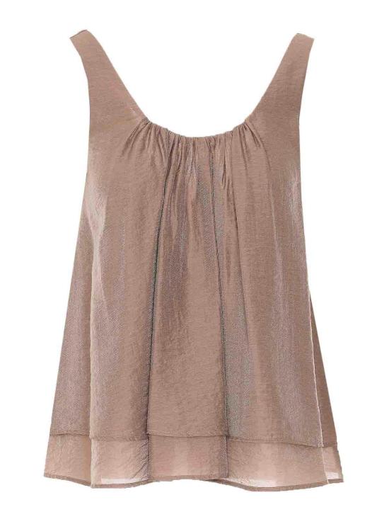 26SS 엘레 민소매 티셔츠 0009MARRONE Brown