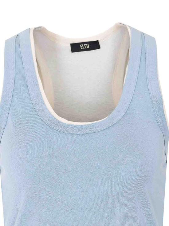 26SS 엘레 민소매 티셔츠 0250CELESTE Blue - ELEH