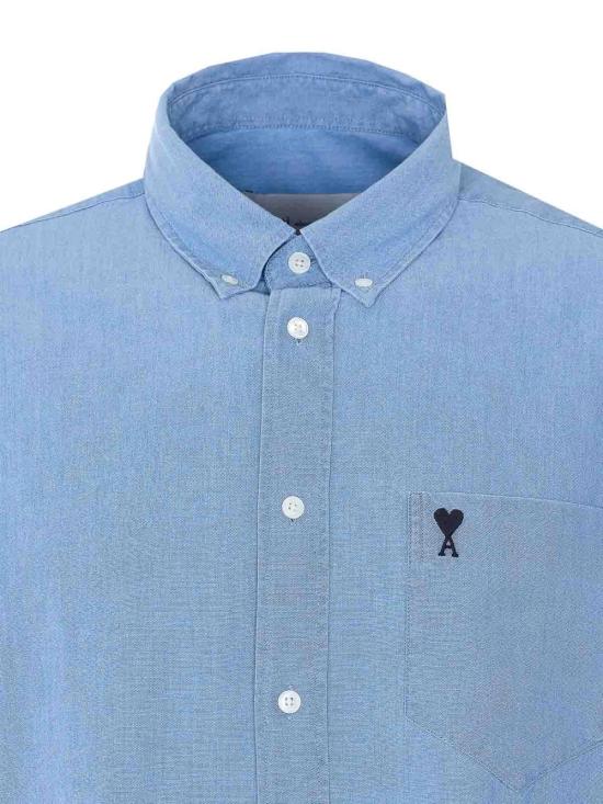 26SS 아미 셔츠 HSH822CO0221484 Blue - AMI