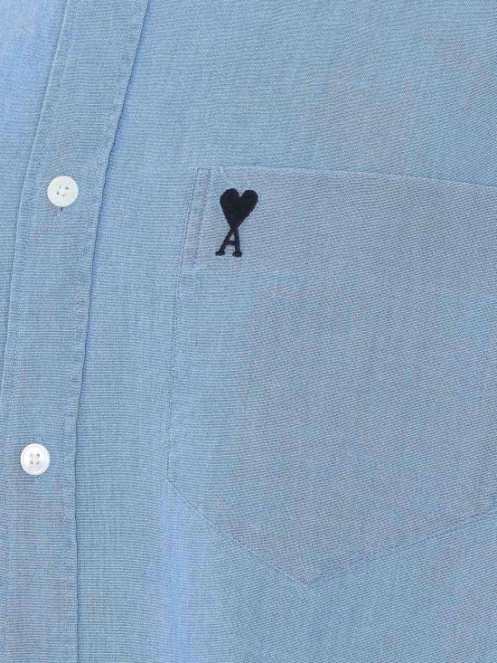 26SS 아미 셔츠 HSH822CO0221484 Blue - AMI