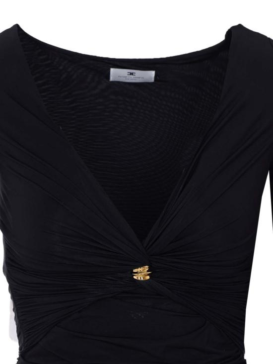 26SS 엘리자베타프랜치 민소매 티셔츠 MD02962E2110 Black - ELISABETTA FRANCHI