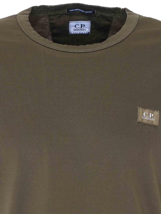 26SS 씨피 컴퍼니 반팔 티셔츠 20CMTS113A006374G683 Green - C.P. COMPANY
