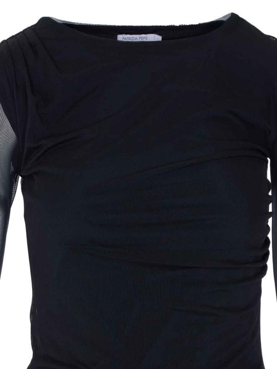 26SS 파트리지아페페 미디 스커트 8A1604J376K103 Black - PATRIZIA PEPE