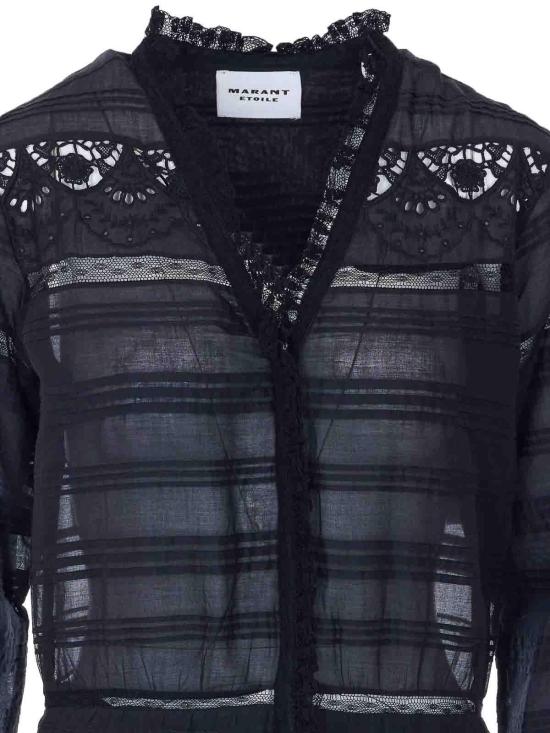 26SS 이자벨마랑에뚜왈 미디 스커트 RO0723FBD1J05E01BK Black - ISABEL MARANT ETOILE