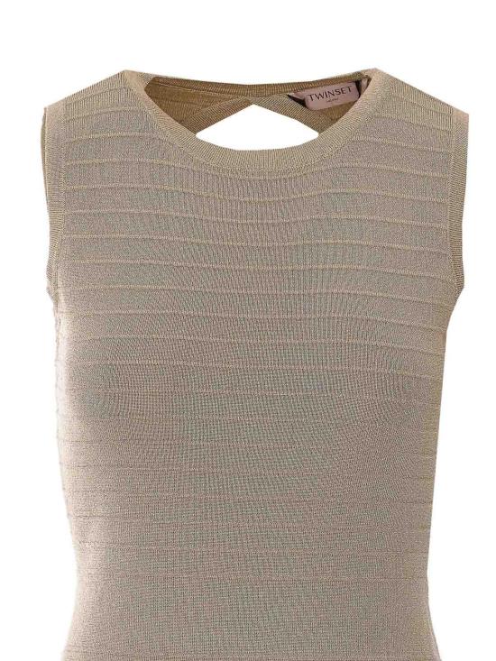 26SS 트윈셋 미디 스커트 261TP312313372 Gold - TWINSET