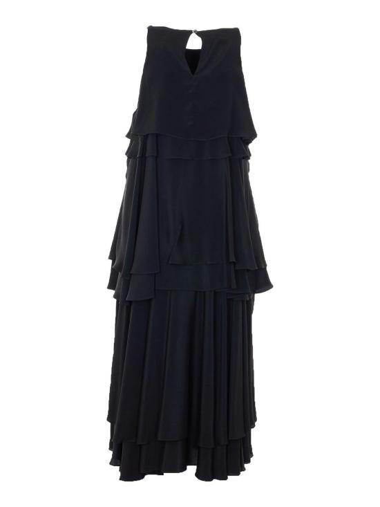 26SS 아미 롱 원피스 FDR642AC0020001 Black - AMI