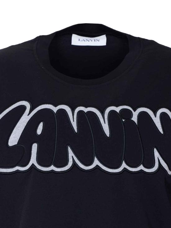 26SS 랑방 반팔 티셔츠 TS0012J31310 Black - LANVIN