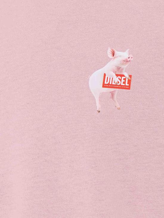 26SS 디젤 반팔 티셔츠 A220050PLAT33L Nude Neutrals - DIESEL