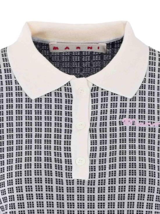 26SS 마르니 폴로 티셔츠 POMD0063Q0UFZ633CHN99 Grey - MARNI