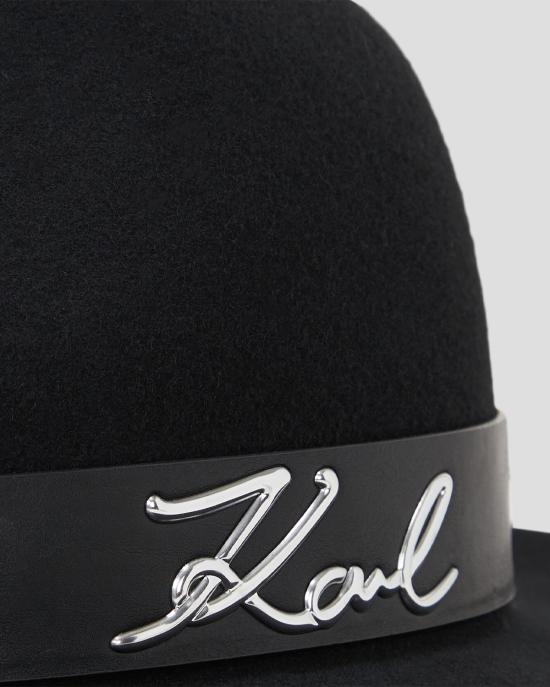  칼라거펠트 볼캡 246W3410 999 black NERO - KARL LAGERFELD
