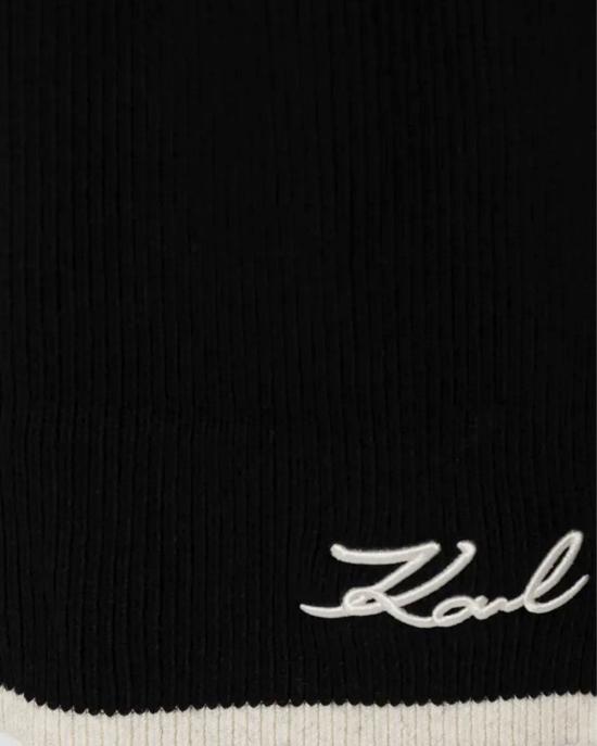  칼라거펠트 머플러/스카프 246W3307 998 black white NERO BIANCO - KARL LAGERFELD
