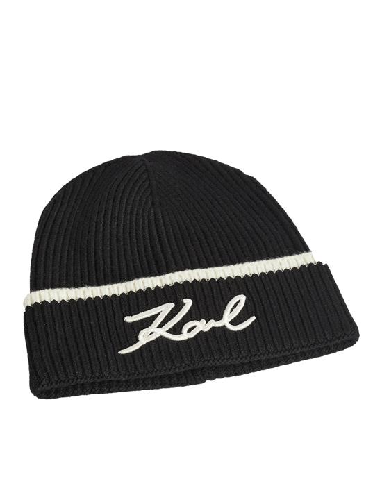  칼라거펠트 비니 246W3412 998 black white NERO BIANCO