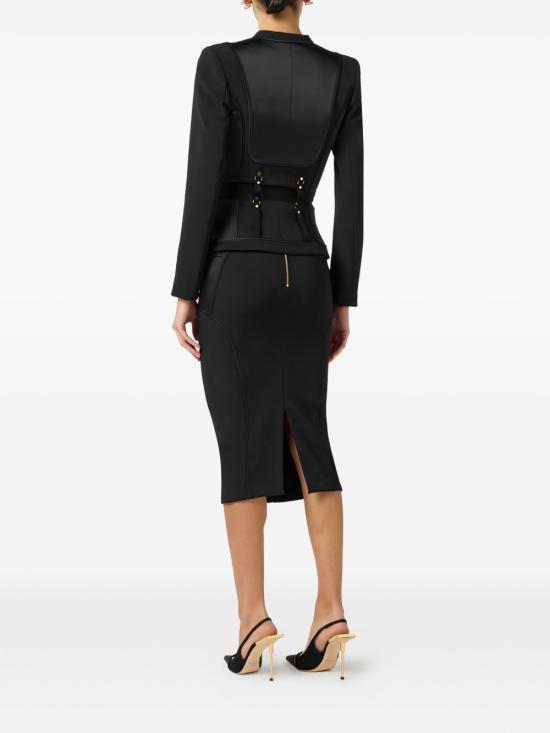26SS 엘리자베타프랜치 수트 자켓 GI23362E2 110 BLACK - ELISABETTA FRANCHI