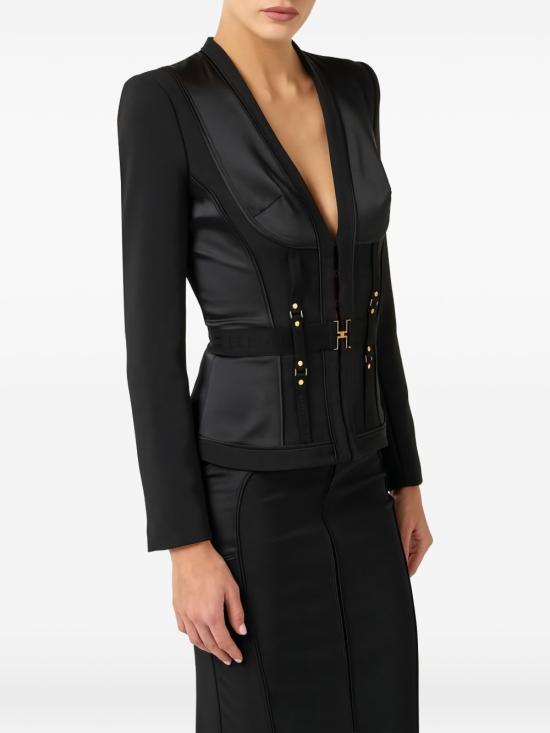 26SS 엘리자베타프랜치 수트 자켓 GI23362E2 110 BLACK - ELISABETTA FRANCHI