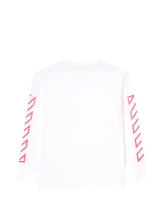26SS [키즈] 오프화이트 티셔츠 44GAB001S26J001100 WHITE White - OFF WHITE