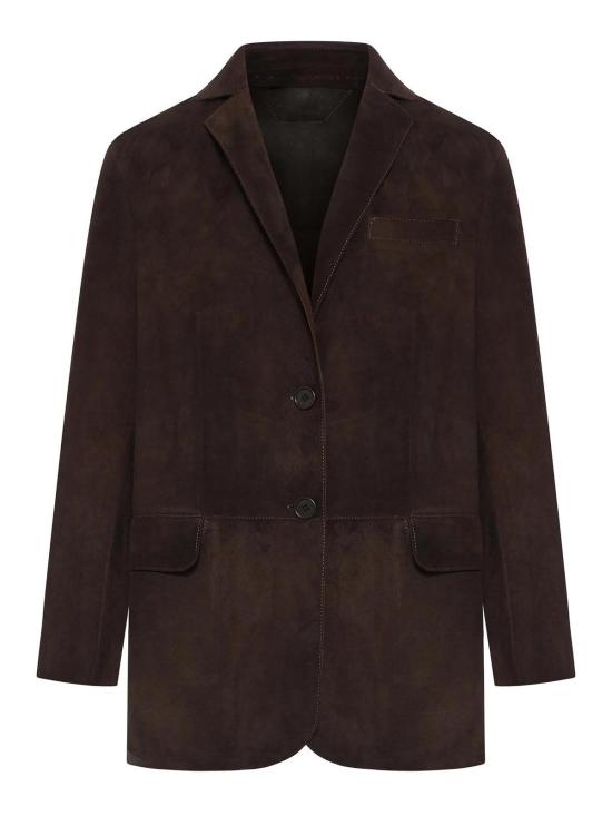 26SS 살바토레 산토로 가죽 자켓 50155DVAGECOFFEE Brown