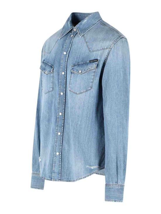 26SS 돌체앤가바나 셔츠 G5OD5DG8OJ3S9001 Blue - DOLCE & GABBANA