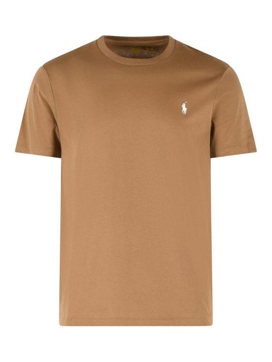26SS 폴로 랄프로렌 포니로고 자수 반팔 티셔츠 710671438536 Brown