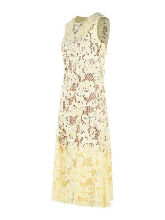 26SS 셀프 포트레이트 미디 스커트 SS26094MYYELLOW Yellow - SELF PORTRAIT