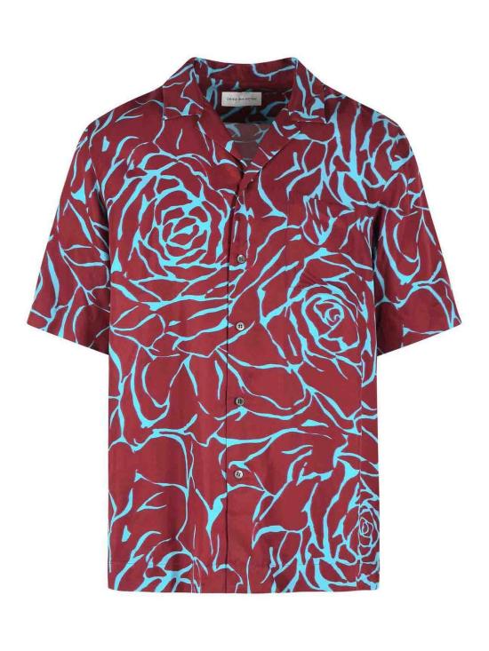 26SS 드리스 반 노튼 셔츠 207423244358 Dark Red