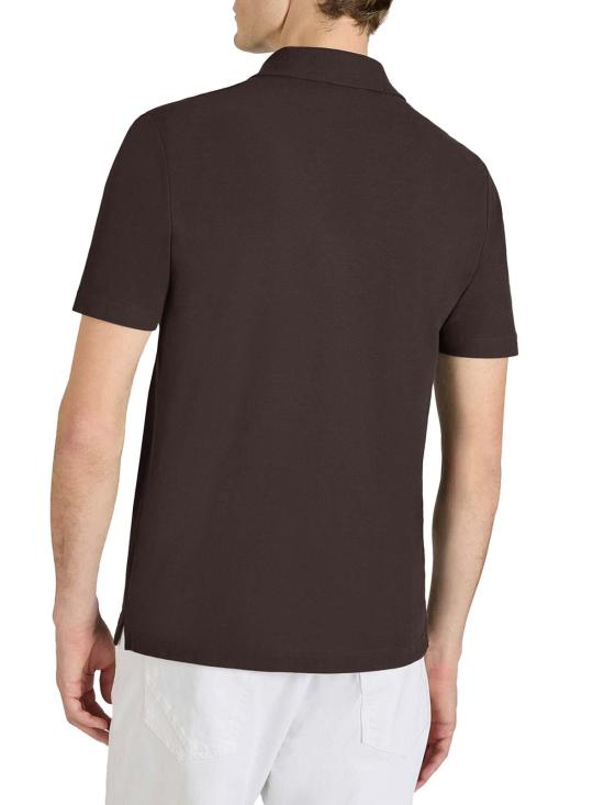 26SS 자노네 폴로 티셔츠 815159ZG380Z1495 Brown - ZANONE